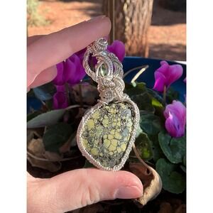 Peacock Turquoise in 925 Silver